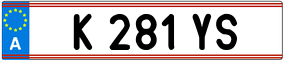 Truck License Plate